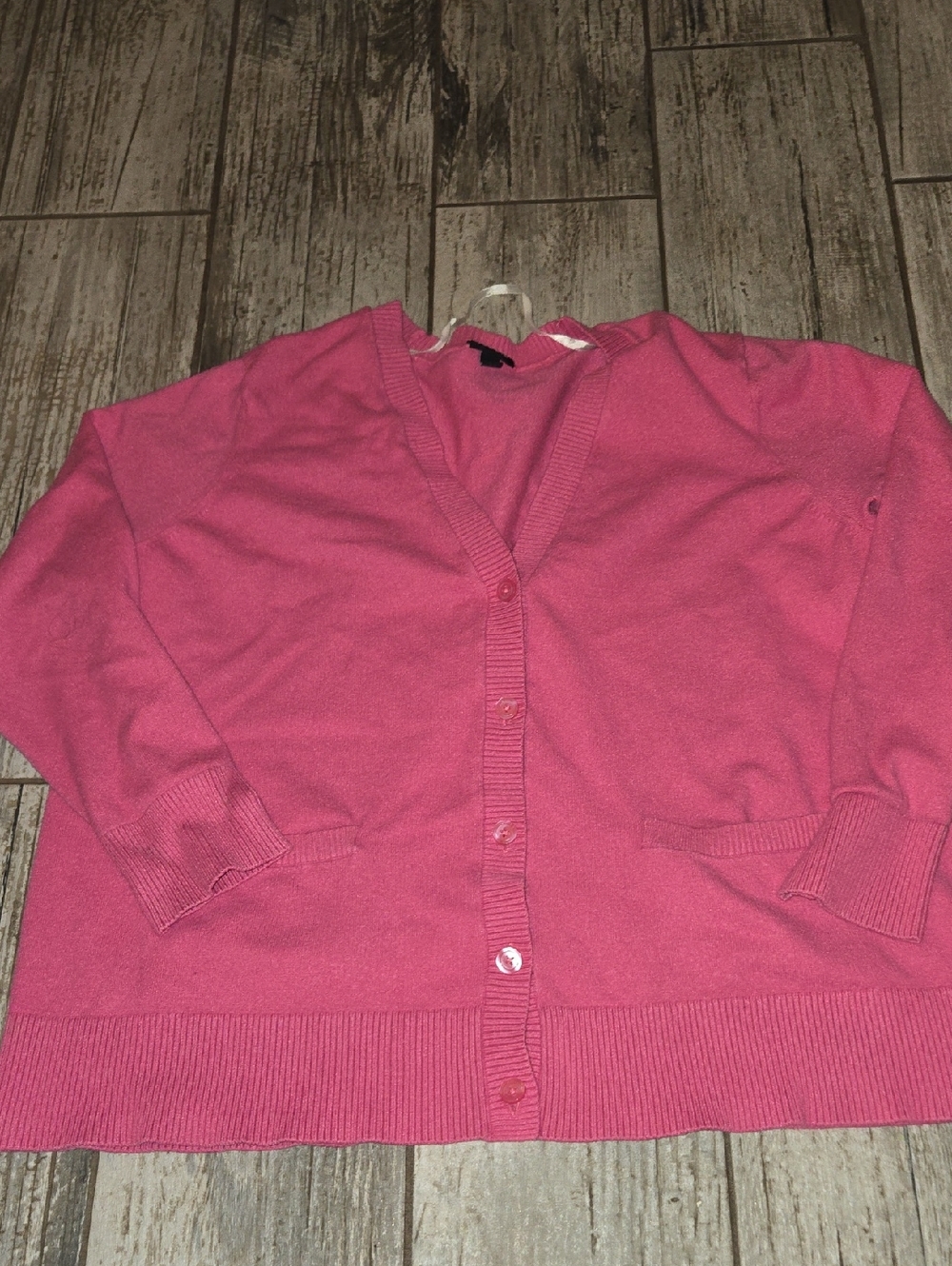 torrid Bright Pink V-Neck Button Cardigan